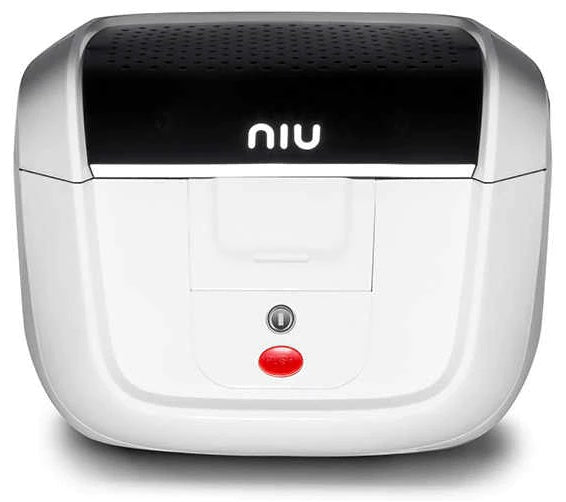 NIU-Large Capacity Helmet Box-Top Box-White-urban.ebikes