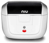 NIU-Large Capacity Helmet Box-Top Box-White-urban.ebikes
