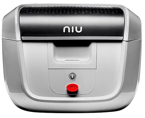 NIU-Large Capacity Helmet Box-Top Box-Silver-urban.ebikes
